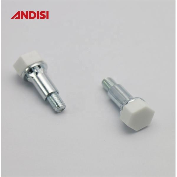 Threaded Rubber Base Furniture Leg for Adjustable Height Table Cabinet in Home Office