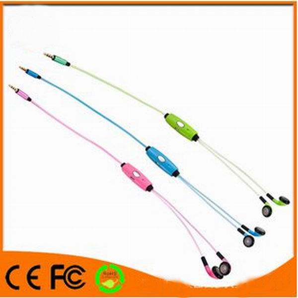 hot selling el earphone/ el wire earphone/ glow earphone