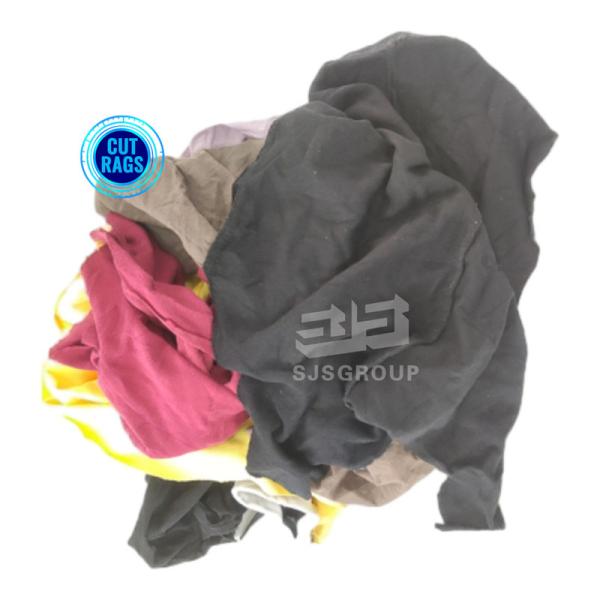 100 cotton Dark Coloured T-shirt Rags 100% Cotton Wiping Rag Textile Waste Recycled Cotton Cleaning Cloth Used Rags