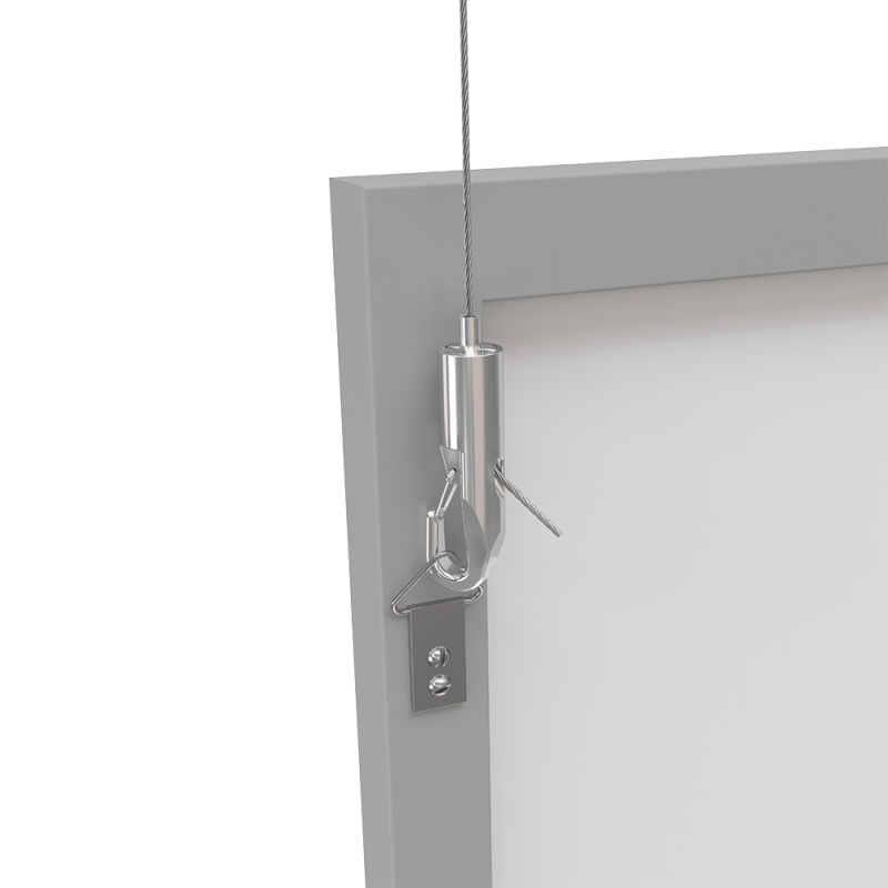 Wire Rope Gripper Fastening Screw Helix Anchor Acoustic Panel Suspension Hardware Soundproof Plate Mounting Accessory