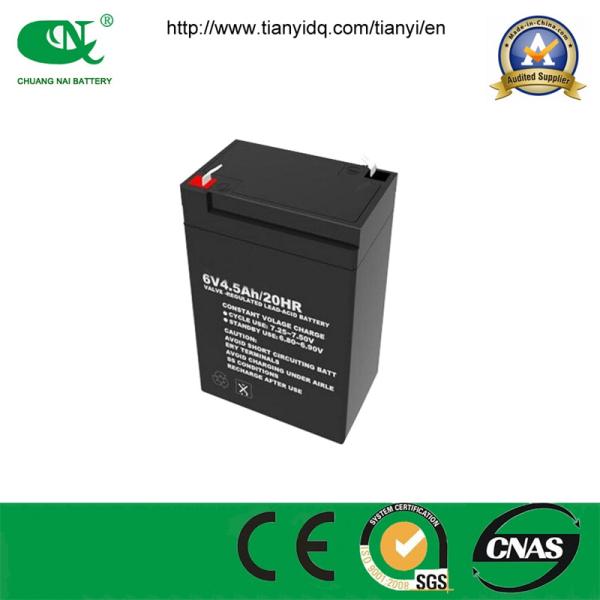 Electric Scale Battery 6V4AH Sealed Lead Acid Battery, VRLA/AGM/Mainenance Free/UPS Battery