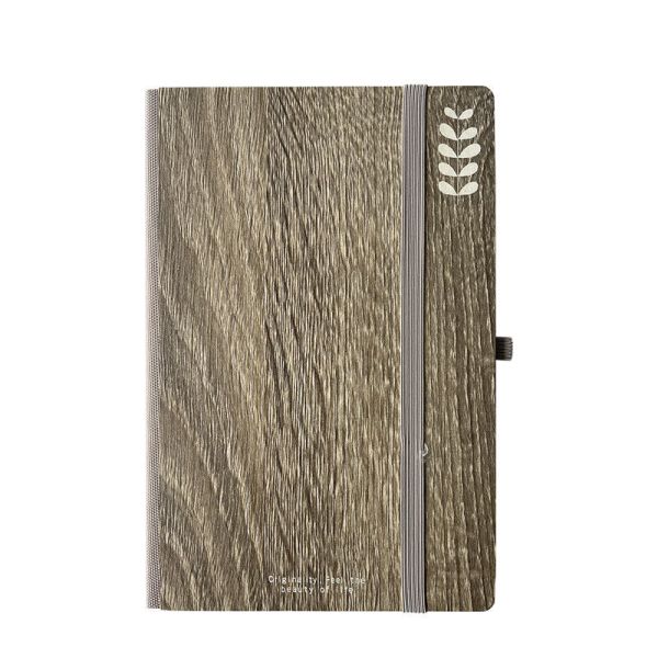 2025 Hot Selling A5 Custom Size Recycle Wood Cover Notebook for Promotion