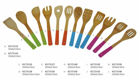 Anti-Bacteria Natural Wholesale Wooden Bamboo Kitchen Utensils