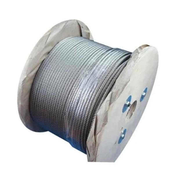 Cabo de elevador de aço inoxidável tipo 316 com material de aço de moagem de alto carbono