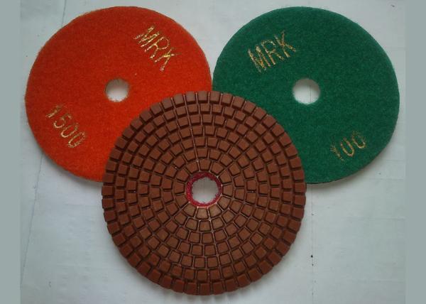 100mm 4 Inch Diamond Wet Resin Polishing Pads High Efficient disc