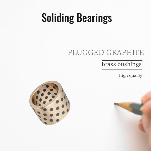Plain Manganese Bronze Bushings With Graphite Plugs