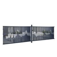 316ss Porche de terrasse en aluminium Barrière de clôture de poste de clôture 1,2 m de hauteur