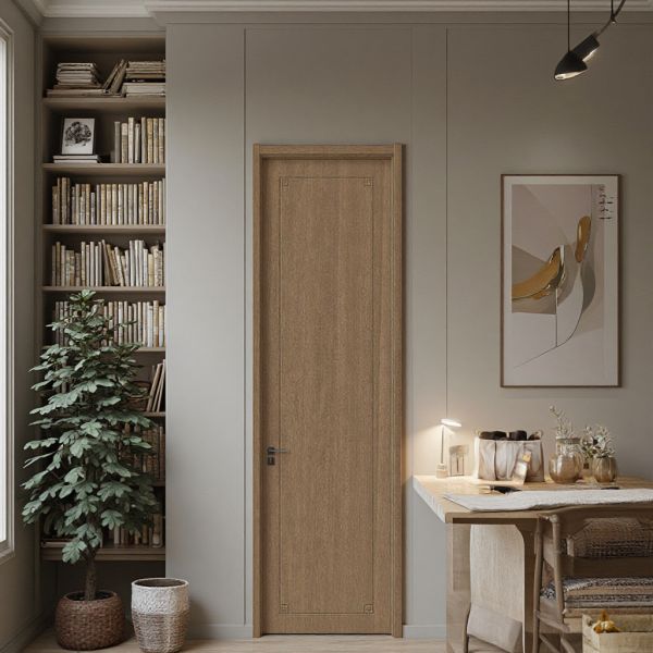 Solid Wood Durable Simple Modern Interior Doors For Bathroom Bedroom