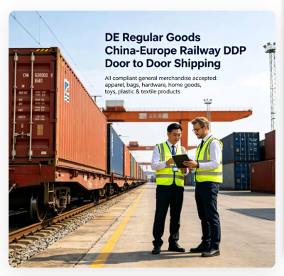 Regular Goods DDP Door To Door Shipping China To Europe Railway Transport Service