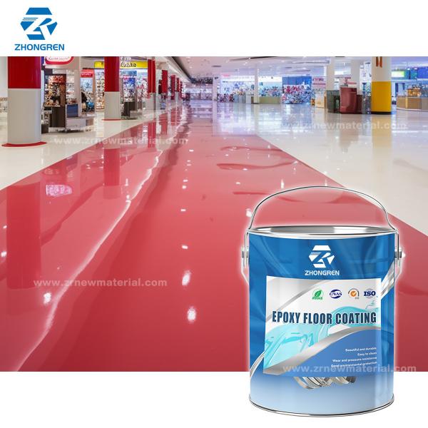 Long Lasting Self Leveling Epoxy Floor Coating Clear Hard For Seamless Repairs
