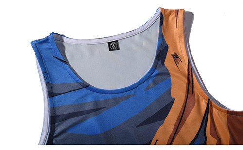 93.2% Polyester Custom Anime T Shirts Z Kakarotto Unisex Short Sleeve Tee For Kids / Youth