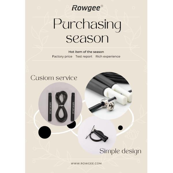 OEM ODM Fitness Jump Rope 280G High Speed With PVC Metal Handle