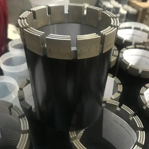 T6 Serie Doble tubo de perforación de núcleo con 6 mm-12 mm de altura de la matriz