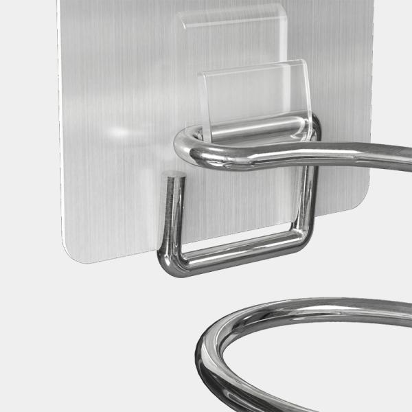 Стена смертной казни через повешение вися 3kg фена для волос держателя Caddy Bathroom фена для волос нагружая ручку SS304