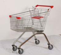 Precio competitivo Carro de compras europeo plegable de metal para supermercados