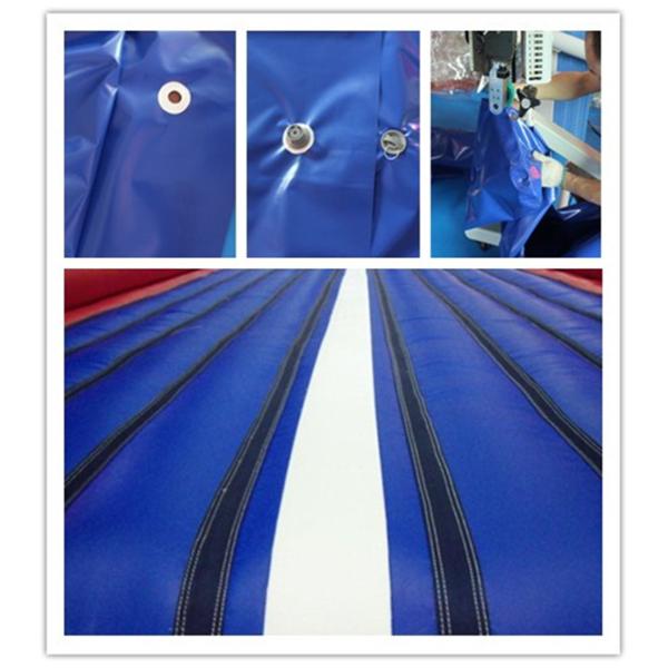Indoor Kid Sports Games Airtight Inflatable Air Track , Blow Up Tumble Track
