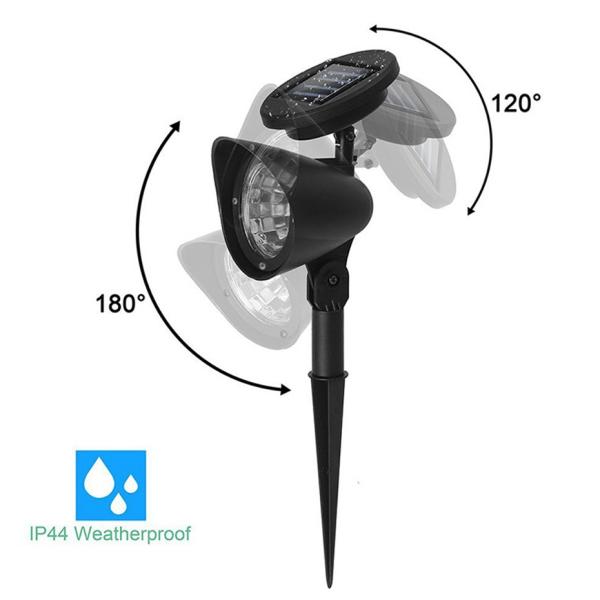 4 LED solar outdoor waterproof lawn yard Motion sensor light