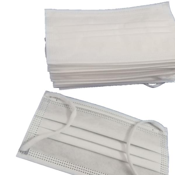 Non Woven Disposable Pollution Mask , Medical Respirator Mask Skin Friendly
