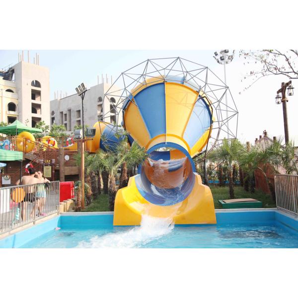 Скольжение воды семьи стеклоткани коммерчески для дома, высоты 16m