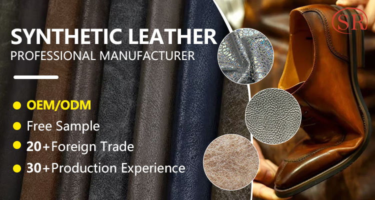 Versatile Embossed High Performance Cost-Effective Wrinkle-Resistant Textured Pu Leather for Shoes Pu Artificial Leather Fabric