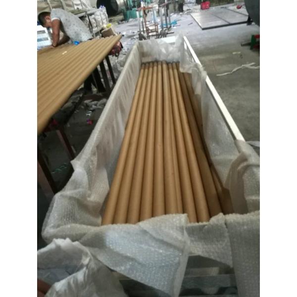 Colorful Titanium Stainless Square Tube Hairline Mirror Surface Finish