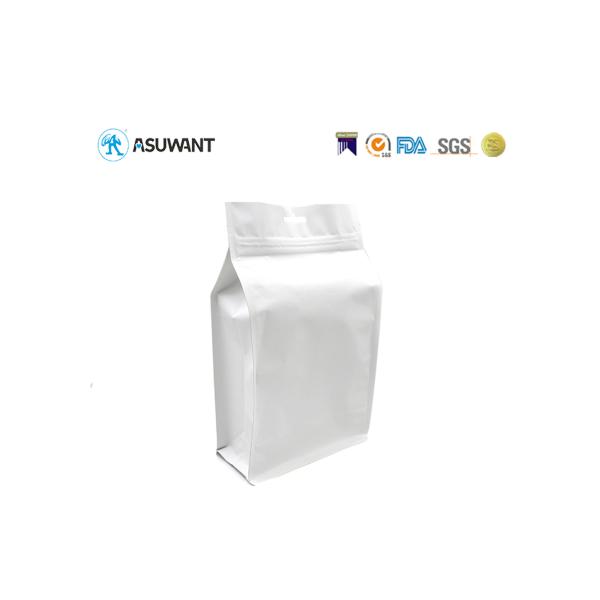 Bolsos Ziplock de la parte inferior de plano del papel de aluminio del MOPP VMPET