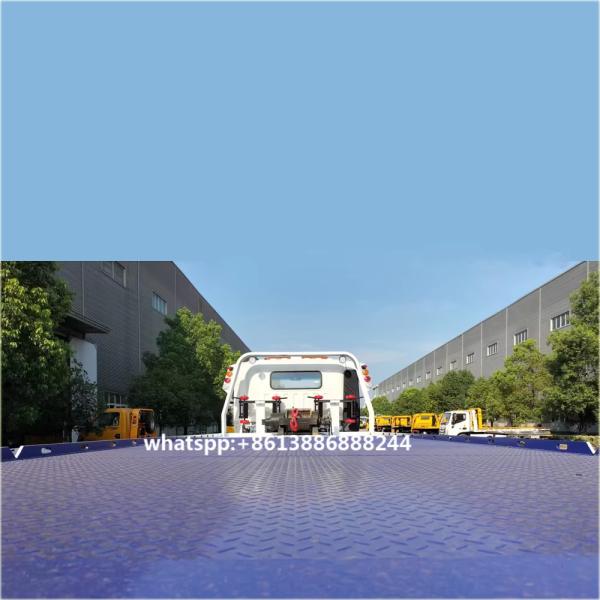 SINO  4*2  8 Ton Flatbed Trailer Wrecker Truck  Body    Tow Trucks     Blockroad Broken Car