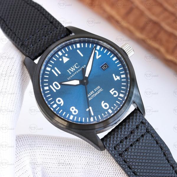 IWC Pilot IW324703 Super Clone 40mm Mark XVIII Black Dial Automatic Watch