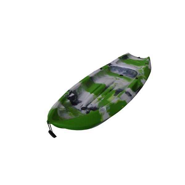Direct Supply 1.8m Green/White Single Person Sit On Top Kayak for Kids by Woowave