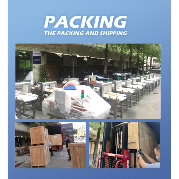 High Sensitivity Manufacturer Food Metal Detector Conveyor Food Safety With Rejection