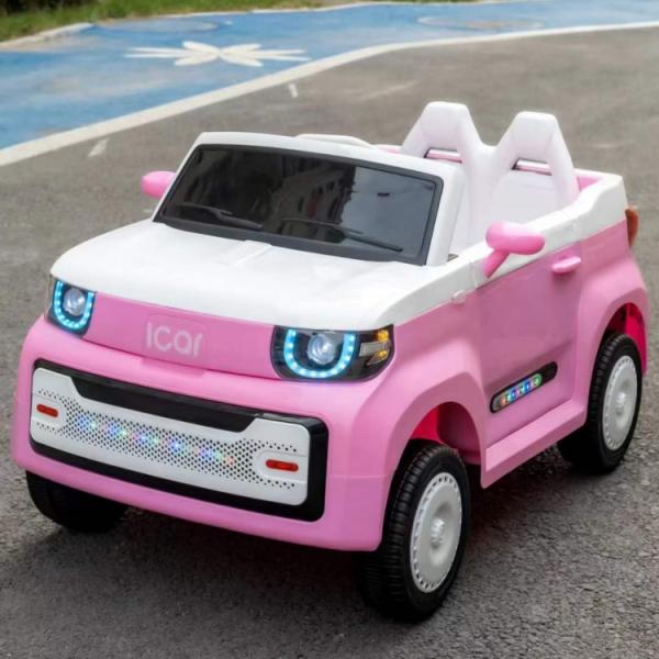 Batería de cuatro ruedas de plástico Bebé Niños Juguete eléctrico con mando a distancia 12V*390*2 Motor