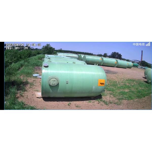 2600 Gallon Acid Frp Chemical Storage Tank Customized Colors 1800*4080mm