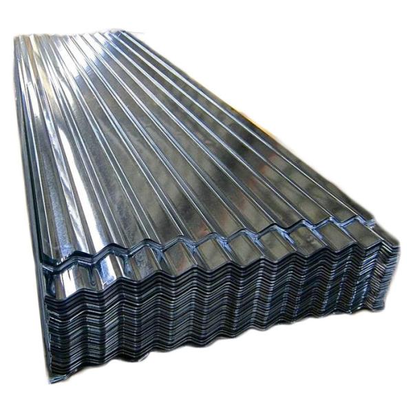 Zinc Coated Corrugated Metal Roofing Sheets PPGI PPGL Low Carbon 6ft