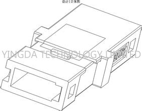 SC SM MM Singlemode Fiber Optic Adapter W / O Flange  No Flange
