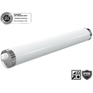 120° 200° 280° 360° Beam Angle IP69K IP67 TB6 LED Tubular Light with 130LPW 160LPW for Food Processing Plant Lighting