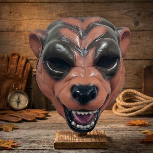 Latex Material Monster Mask with Bold and Creative Designs in One Size Fit Most for Festivals and Theatrical Shows