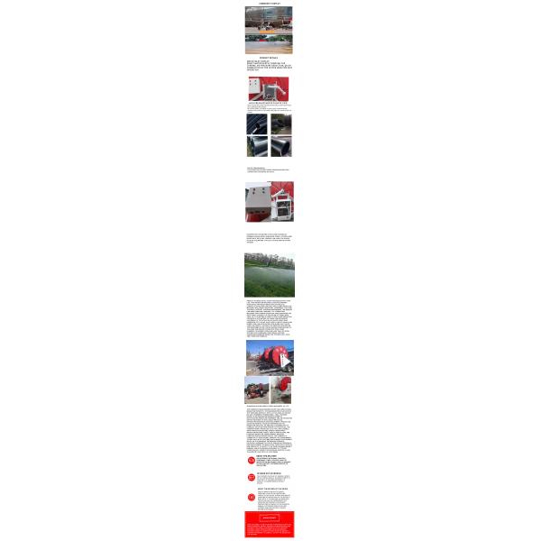 11kw Household Sprinkler Type Hose Reel Machine for Household Irrigation Needs