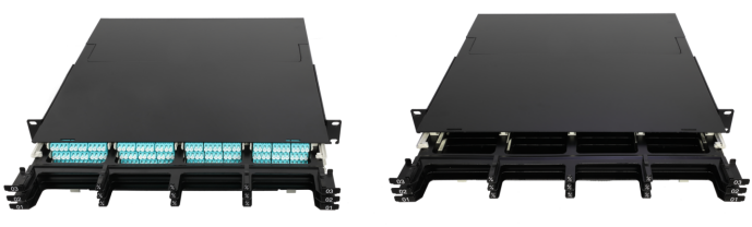 1U 2U 4U High Density MPO Cassette Patch Panel