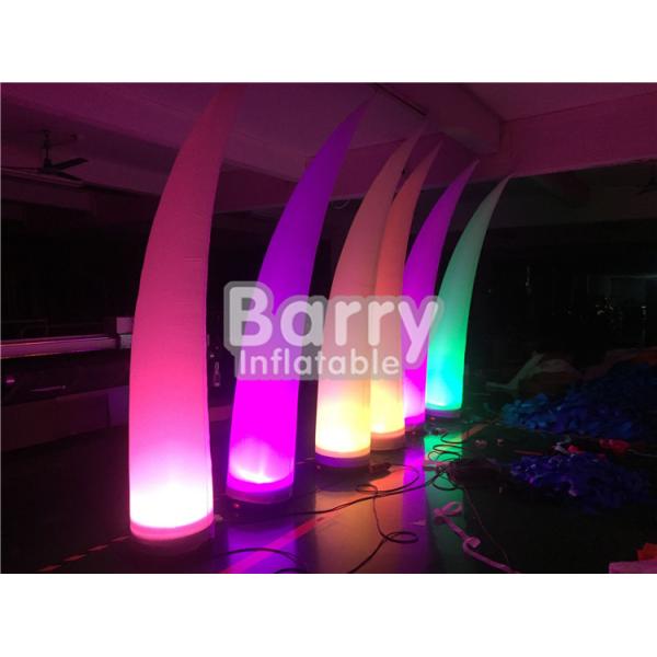 LED Blow Up Pillar Lighting Decoration For Advertsing , Inflatable Light Tube Column