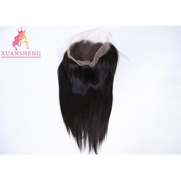 Full Cuticle 360 Lace Frontal Natural Color Virgin Brazilian Straight Hair