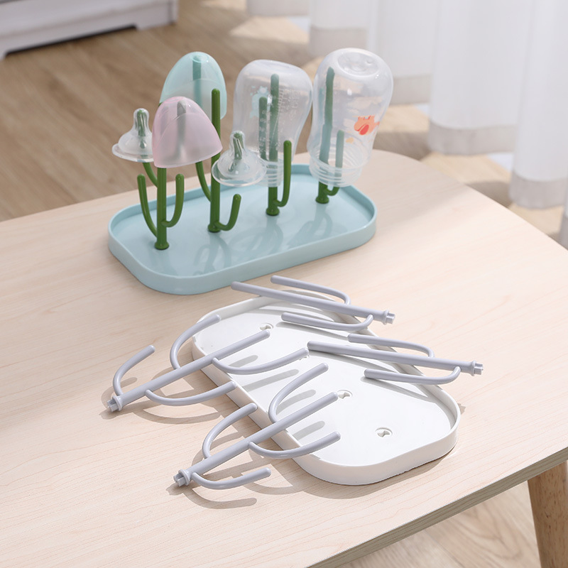 Factory Wholesale Detachable Baby Bottle Drying Rack | Food Grade Infant Bottle Drainer OEM ODM
