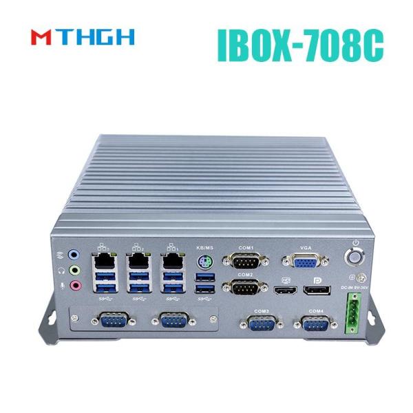 IBOX-708C Industrial Mini PC with 8* USB 3.0 Ports, Quad Core Processor, and 64G SSD for Industrial Automation
