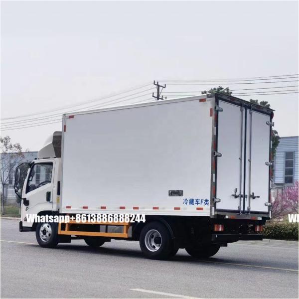 JMC Single Row Wide Body Cab 163 Horsepower Refrigerated Truck   Refrigerated Lorry     Cold Storage Truck
