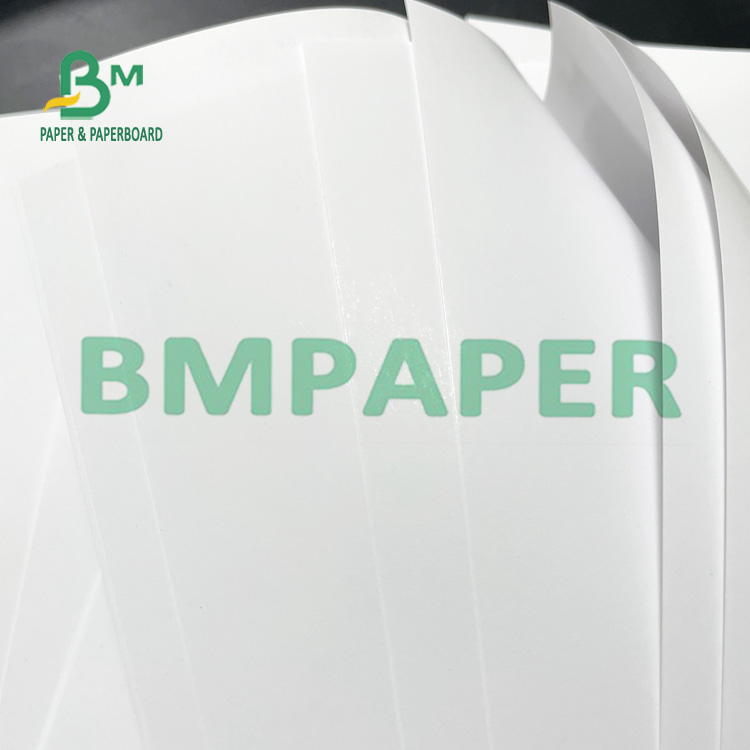 120g 635 x 965mm C2S Matte White Paper Ideal For Greeting Cards Штейновая белая глянцевая бумага 120g 635 x 965mm C2S для поздравительных открыток