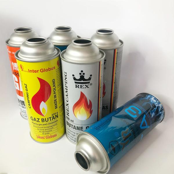 Tinplate Butane Gas Reservoir / Butane Can For Camping