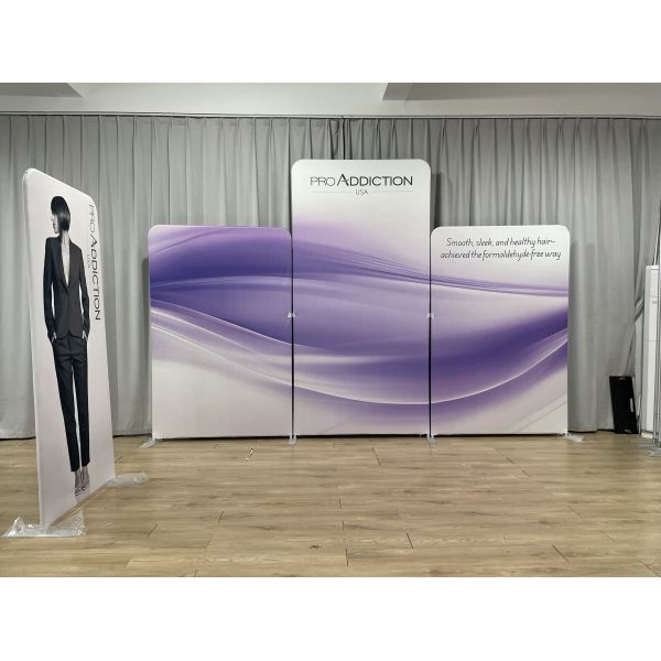 3x6m Trade Show Booth Portable Booth Display Kit Compact Packing