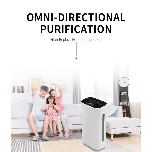 Home Smart Low Noise Air Cleaner Professional Eco-Friendly Stay Fresh Air Purifier
