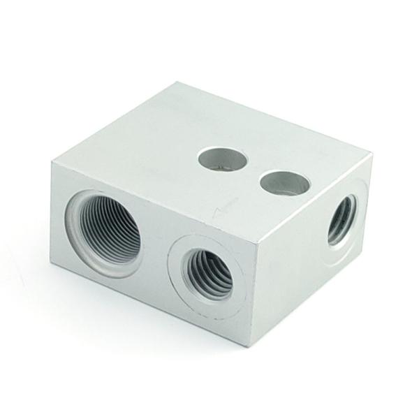 RoHs Stainless Steel Customized CNC Milling Hydraulic Manifold Valve Blocks by Ningbo