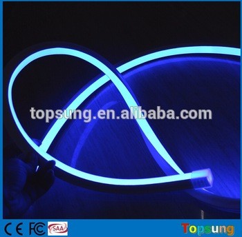 24v blue color decoration square led neon flex lights  pvc tube for garden