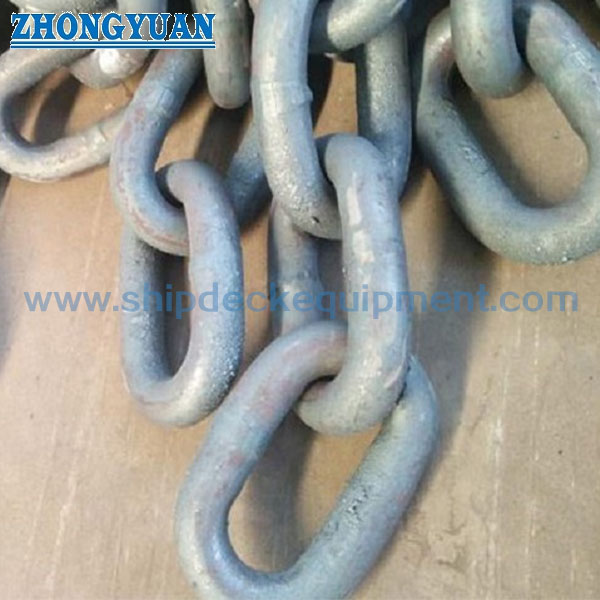 MIL-C-22521C Open Link Coast Guard Buoy Mooring Chain | 13–48 mm Studless Welded Chain